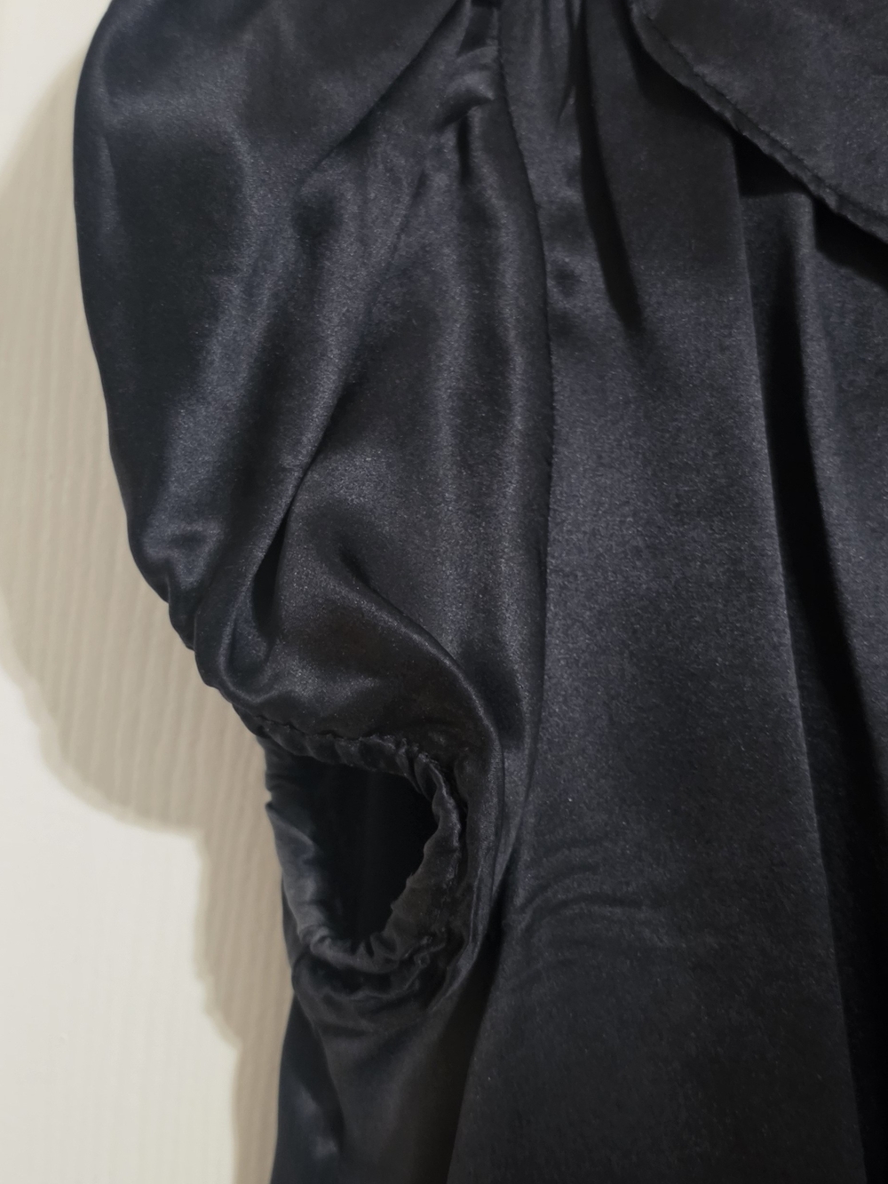 Black Silk Womens Romper